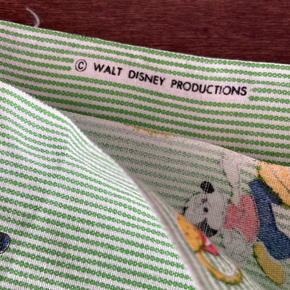 Vintage Mickey Mouse Crib and Flat Sheet - Picture 4 of 4